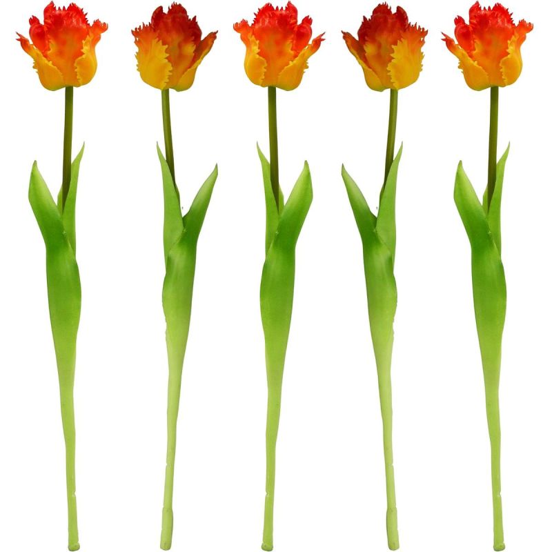 ORANGE TULIP 38CM LIFE-LIKE SPRING DECORATION Home and Garden/Equipment Your Sports Performance