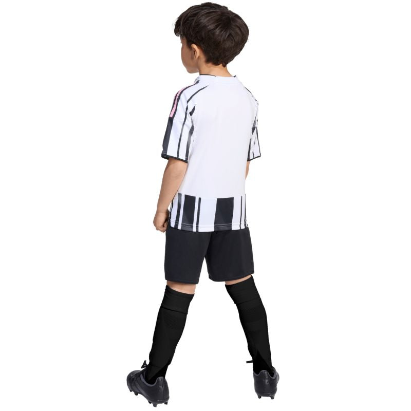 adidas Juventus 25/26 Home Kids' Kit White and Black JN5220 adidas