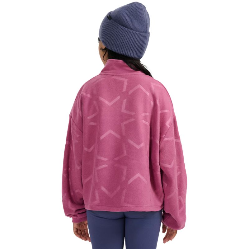 Fleece for girls 4F F342 dark pink 4FJWAW25TFLEF342 53A 4f