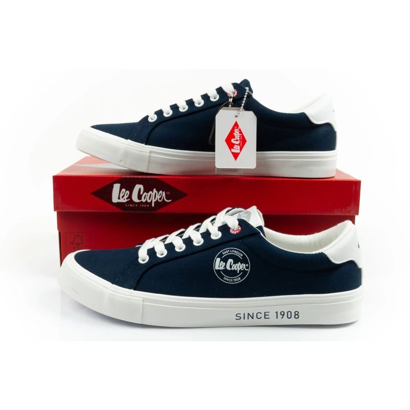 Lee Cooper men's sports shoes sneakers fashionable navy blue comfortable Lee Cooper