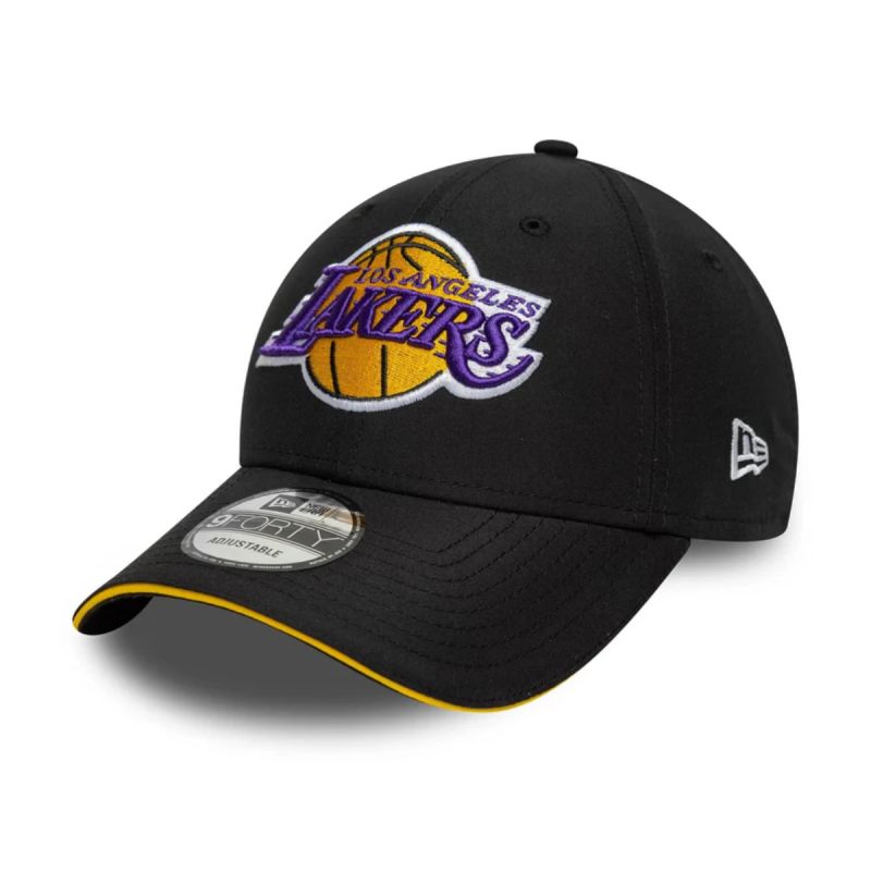 New Era 9FORTY NBA LA Los Angeles Lakers Microfibre Black Cap - 60771855 New Era