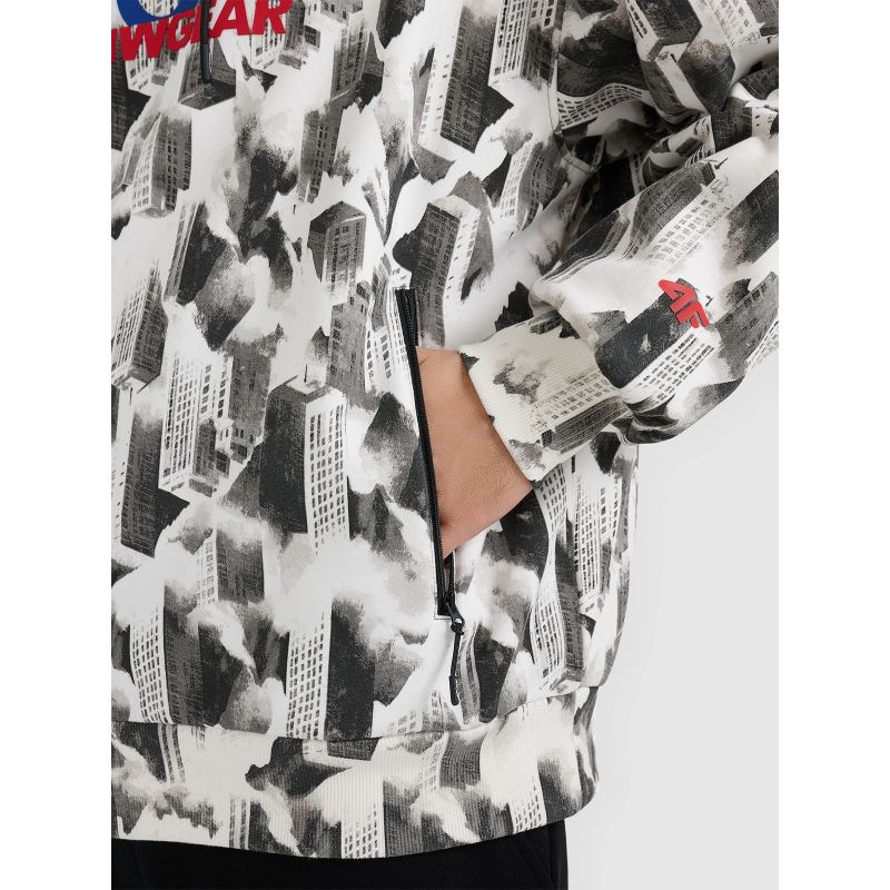 Men's loose hooded sweatshirt 4F 4FRAW25TSWSM2569-91A 4f