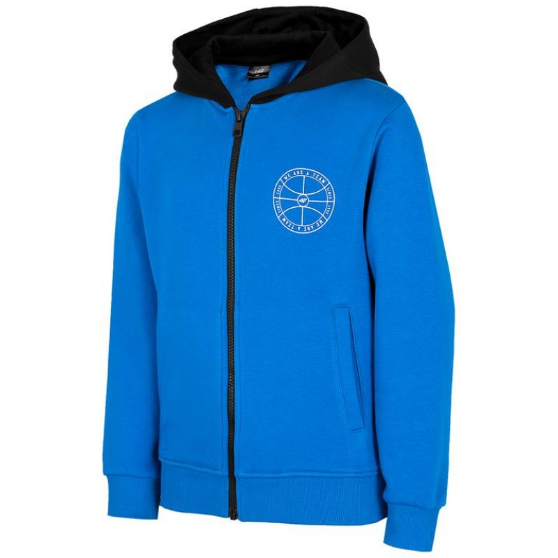 4F Jr sweatshirt HJZ22-JBLM004 cobalt Clothing/Training Your Sports Performance
