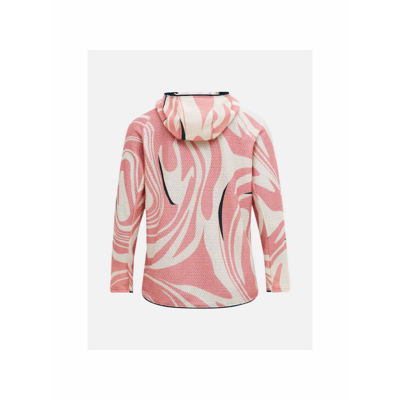 Women's PEAK PERFORMANCE W Freelight Aop Polartec Alpha Hood Pink