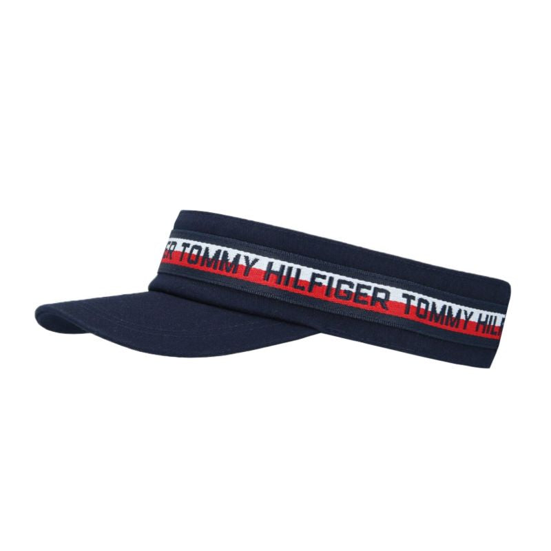 Tommy Hilfiger Corporate Logo Tape Visor Jr AU0AU00925 Clothing/Running Tommy Hilfiger