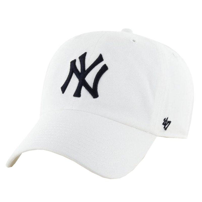 47 Brand New York Yankees Mlb Clean Up Cap B-RGW17GWS-WHA Clothing , Hats, scarves, gloves , Men Your Sports Performance