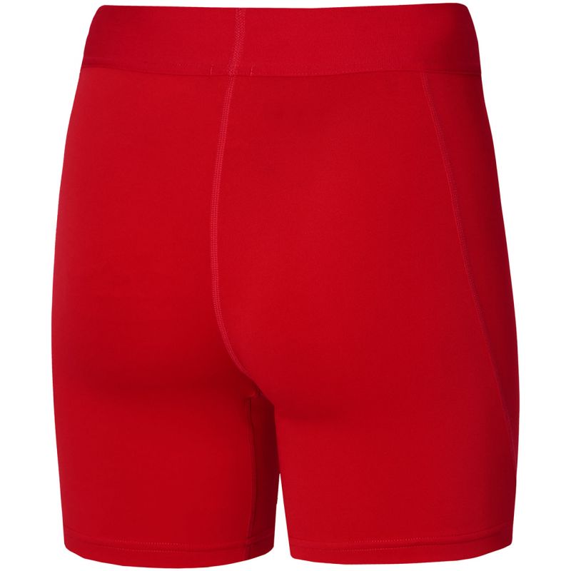Red spandex shorts nike top