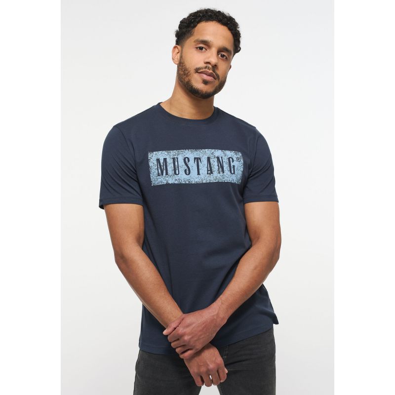 Mustang T-Shirt Alex C Print M 1013520 5330 Clothing , Shirts , Men Your Sports Performance