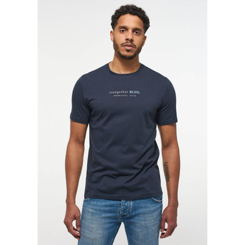 Mustang T-Shirt Alex C Print M 1013538 5330 Clothing , Shirts , Men Your Sports Performance