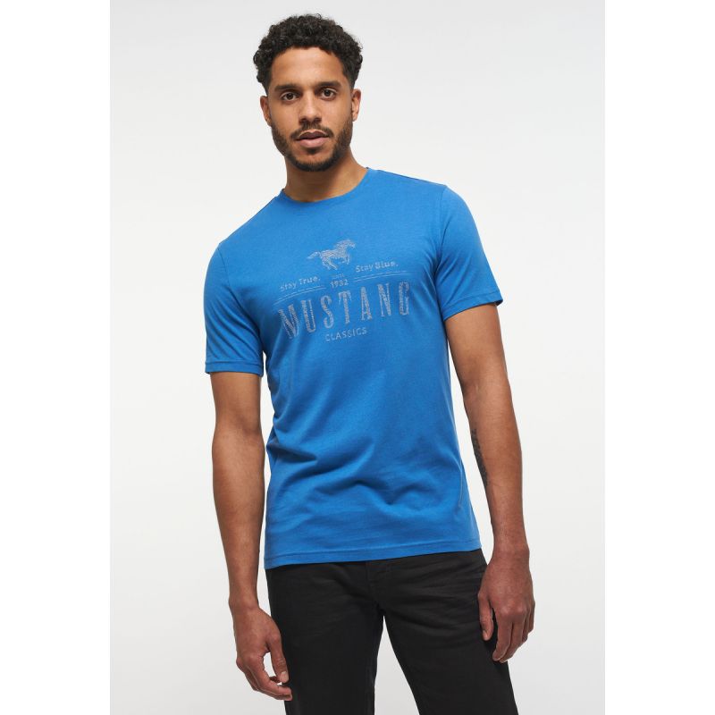 Mustang T-shirt Alex C Print M 1013536 5234 Clothing , Shirts , Men Your Sports Performance