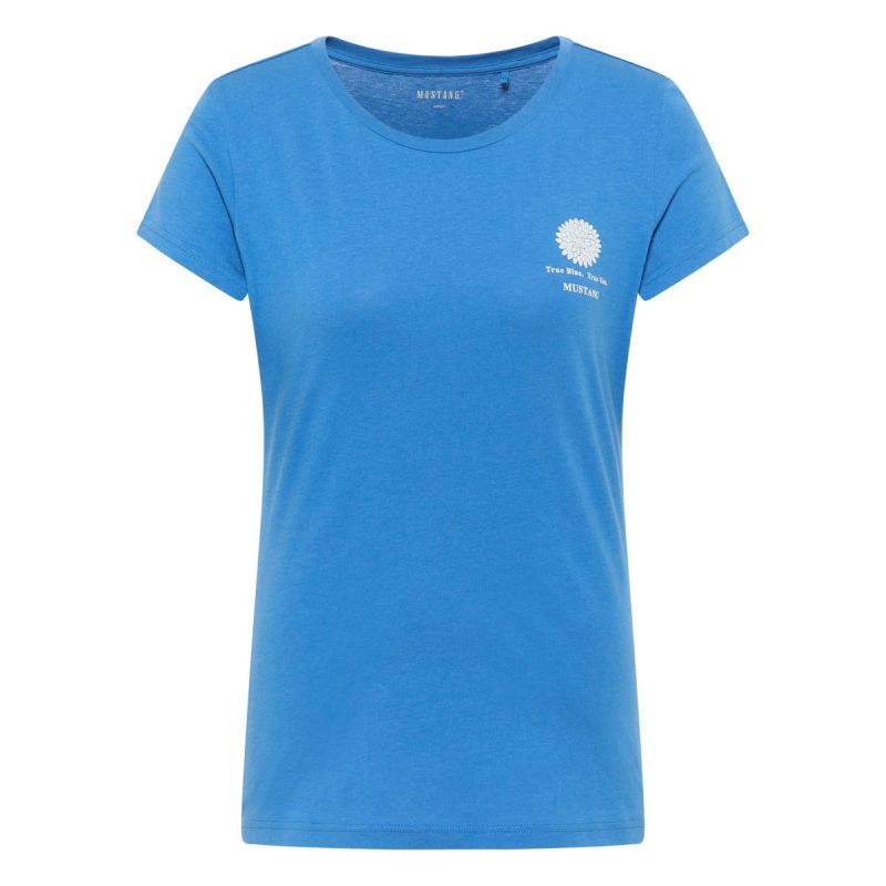 Mustang T-shirt Alexia C Chestprint W 1013384 5428 Clothing , Shirts , Women Your Sports Performance