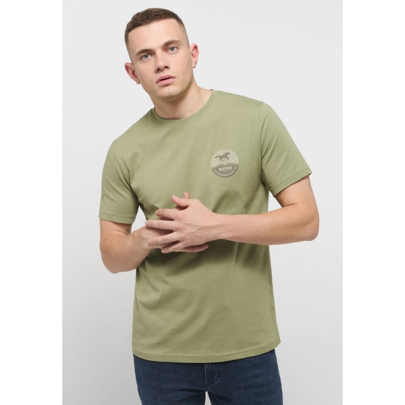 Mustang T-shirt Alex C Print M 1013750 6273 Clothing , Shirts , Men Your Sports Performance