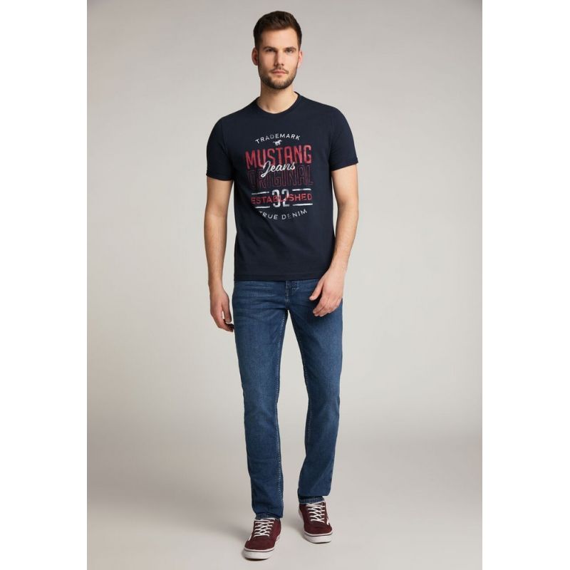 Mustang T-Shirt Alex C Print M 1010680 4136 Clothing , Shirts , Men Your Sports Performance
