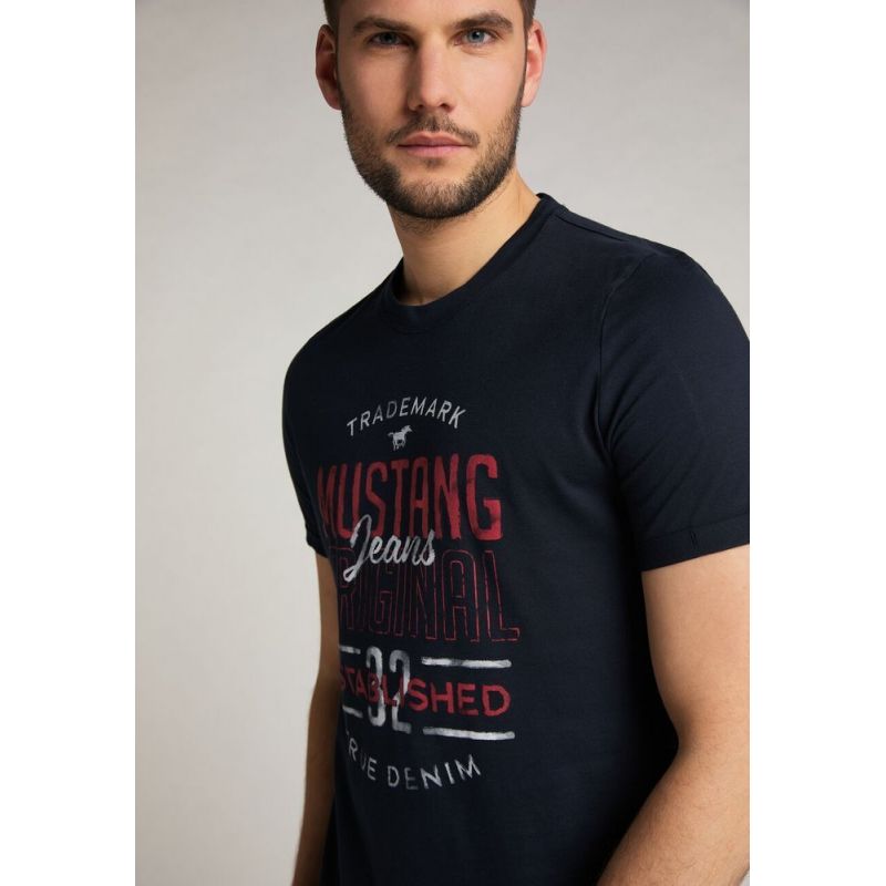 Mustang T-Shirt Alex C Print M 1010680 4136 Clothing , Shirts , Men Your Sports Performance