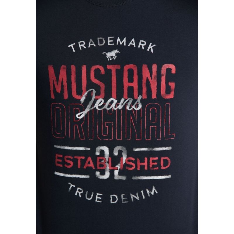 Mustang T-Shirt Alex C Print M 1010680 4136 Clothing , Shirts , Men Your Sports Performance