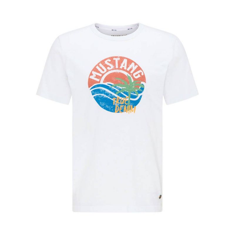 Mustang Logo Alex M T-shirt 1009534 2045 Clothing , Shirts , Men Your Sports Performance