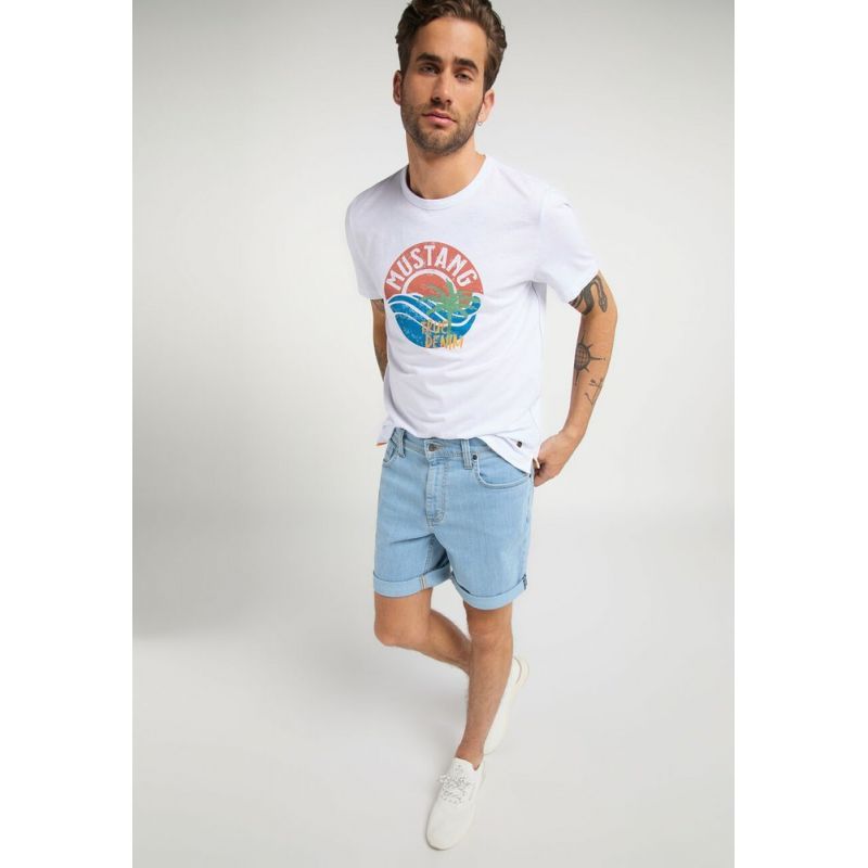 Mustang Logo Alex M T-shirt 1009534 2045 Clothing , Shirts , Men Your Sports Performance