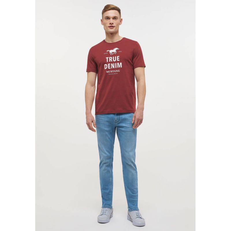 Mustang T-shirt Alex C Print M 1012514 7256 Clothing , Shirts , Men Your Sports Performance