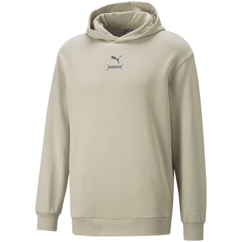 Beige puma hoodie discount