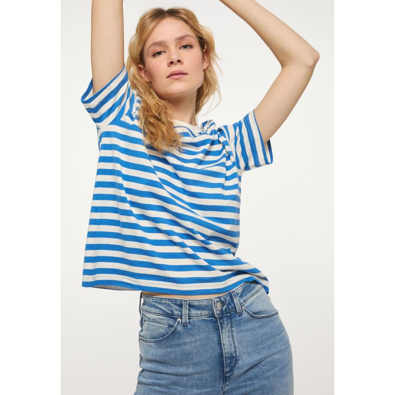 Mustang Alina C Striped T-shirt W 1013785 12435 Clothing , Shirts , Women Your Sports Performance