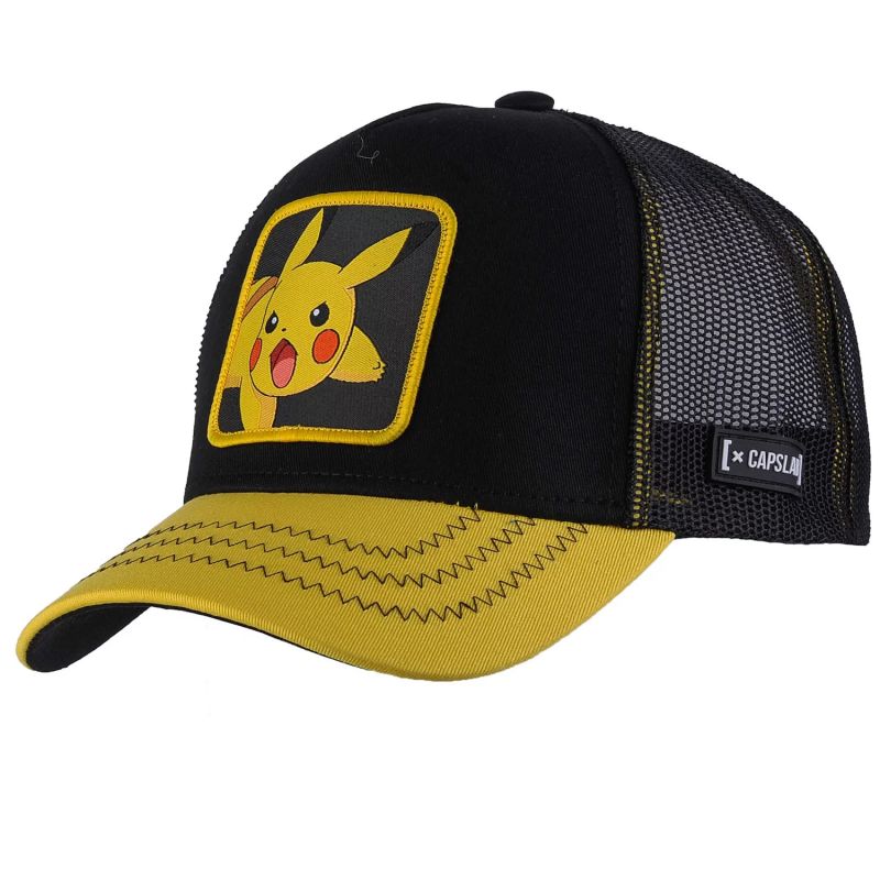 Capslab Freegun Pokemon Pikachu Cap CL-PKM2-1-PIK6 Clothing , Hats, scarves, gloves , Men Your Sports Performance