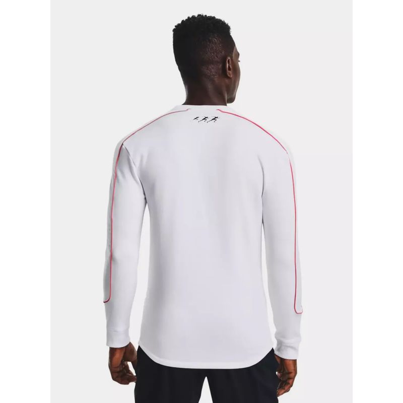 White under shop armor sweatshirt