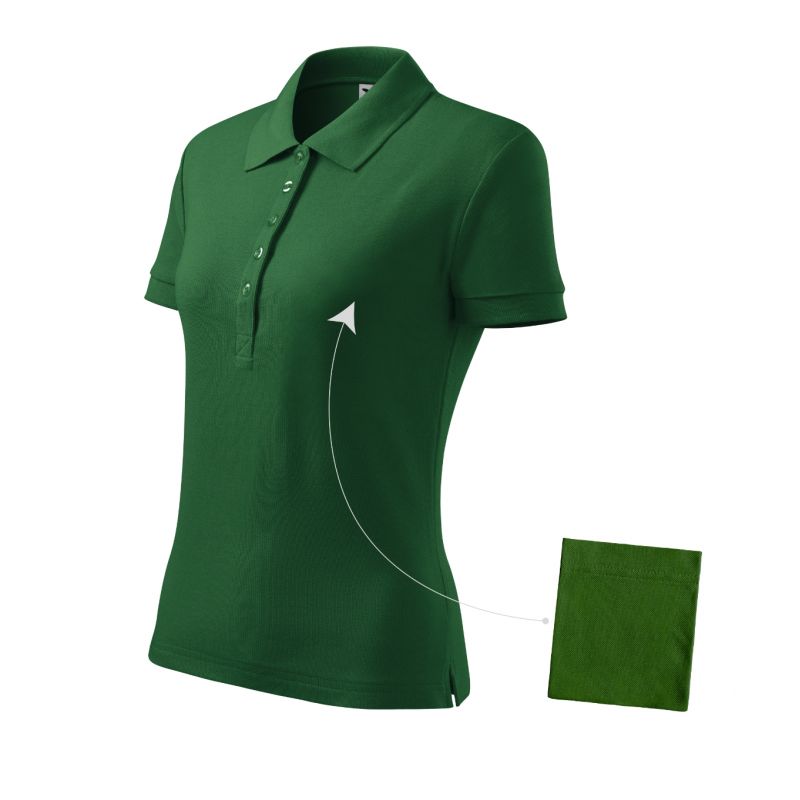 Malfini Cotton polo shirt W MLI-21306 bottle green Clothing , Shirts , Women Malfini