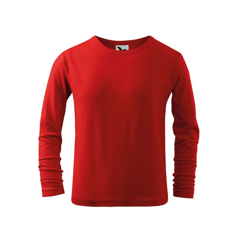 T-shirt Malfini Fit-T LS Jr. MLI-12107 red
