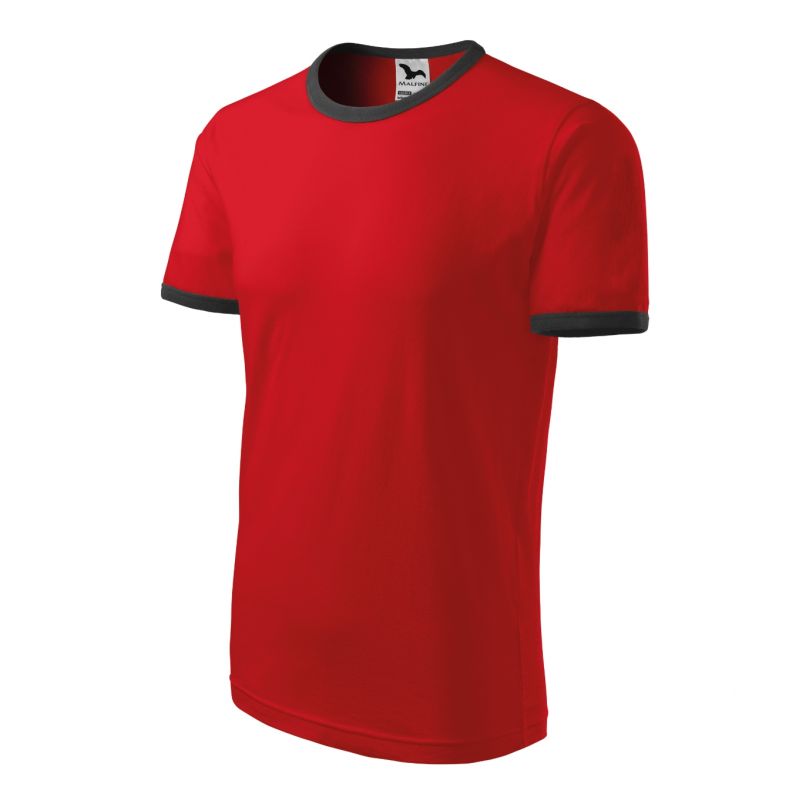 Malfini Infinity M T-Shirt MLI-13107 - Red Contrast Trim Clothing , Shirts , Men Malfini