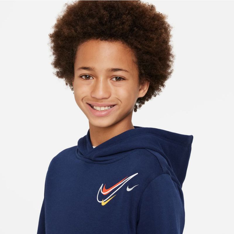 Nike Sportswear Flc Po Hoody Jr DX2295 410 sweatshirt Your