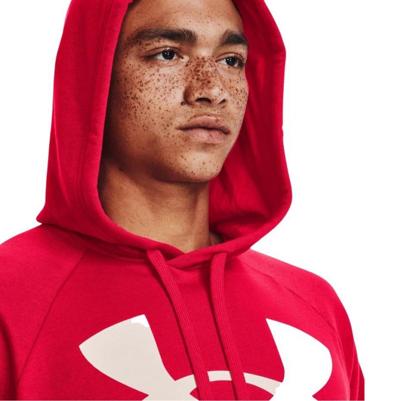Red under armor hoodie store