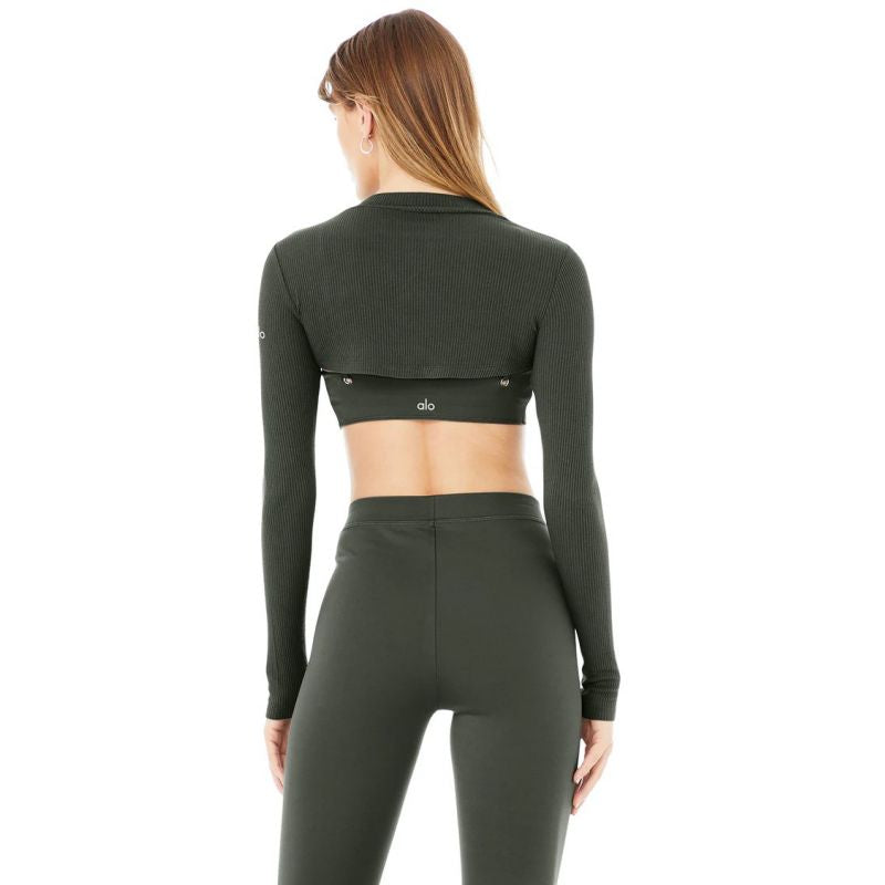 Alo Yoga Thrill Seeker Shrug T-shirt W W3627R-04059 Clothing , Shirts , Women Your Sports Performance