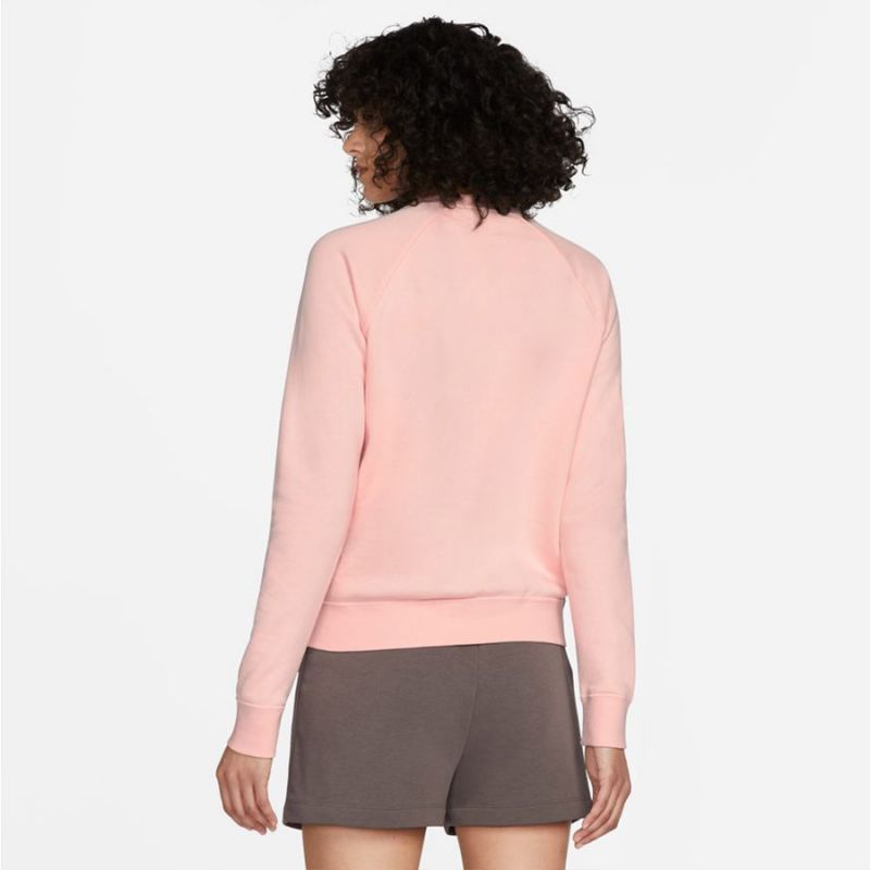 Nike essentials crew neck sweatshirt in dusty discount pink