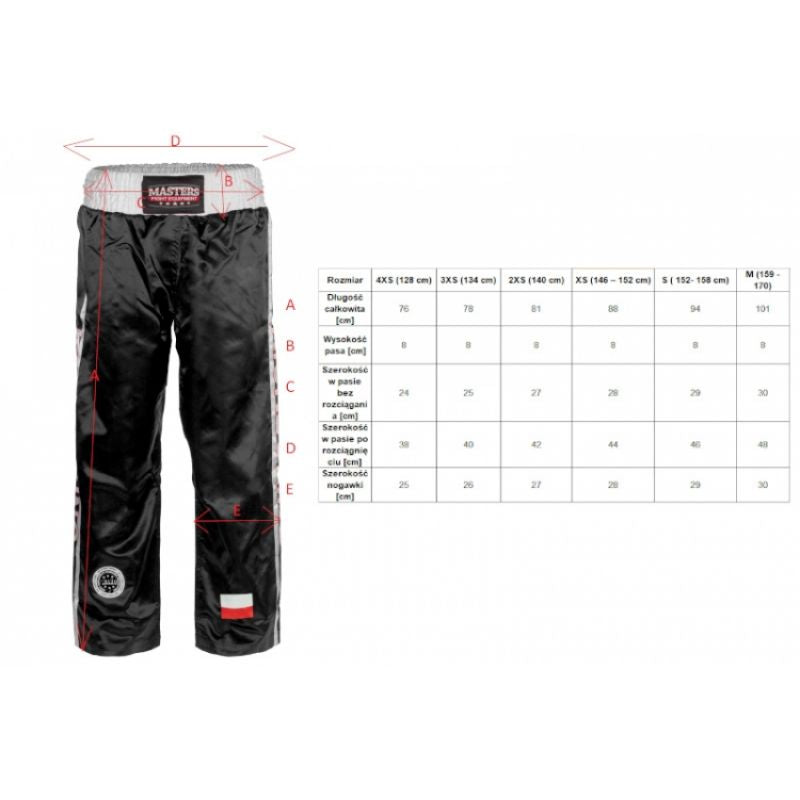 Masters Pants SKBP-100W (Wako Apprved) 06805-02M Clothing , Pants, shorts , Men Your Sports Performance