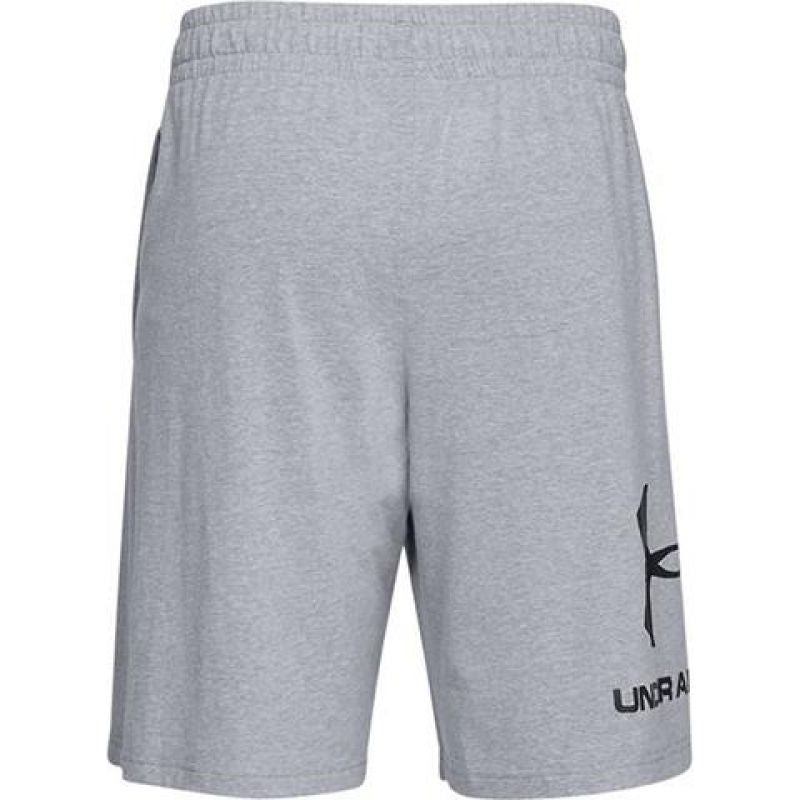 UNDER ARMOUR COTTON BIG LOGO SHORTS 1329300-497 Blue 