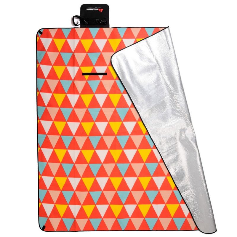 Meteor picnic blanket 200x200 cm triangles