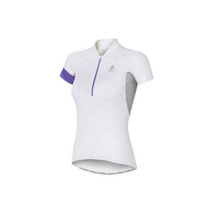 T-shirt Odlo Stand-Up Collar Short Sleeve 1/2 Zip Isola W 410911-10000