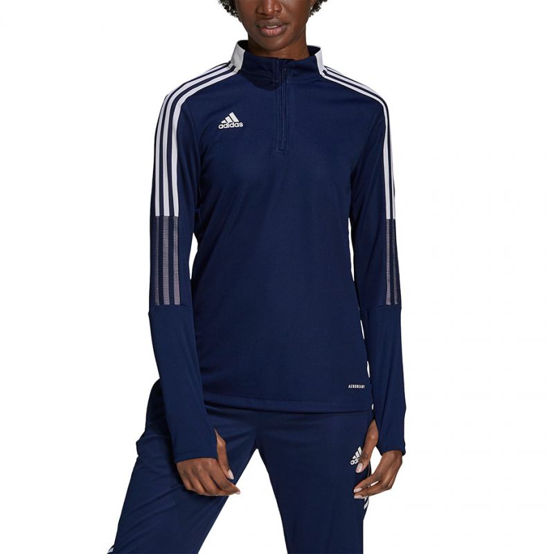 adidas Mens Tiro 21 Training Half Zip Top - Navy