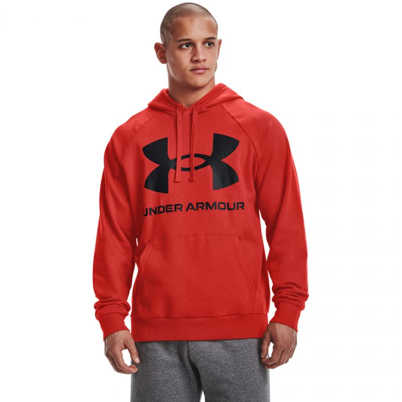 Under armor on sale big logo hoodie