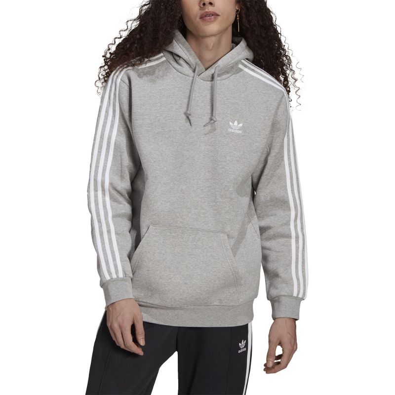 Adidas trefoil stripe hoodie hotsell