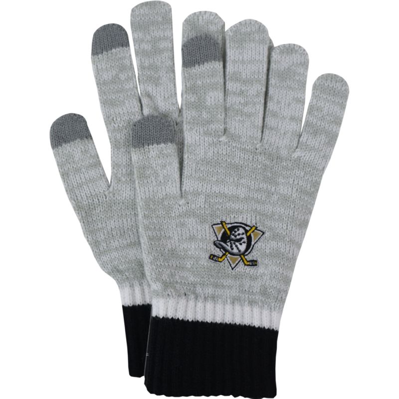 47 Brand NHL Anaheim Ducks Deep Zone Gloves H-DPZON25ACE-GY Clothing , Hats, scarves, gloves , Men Your Sports Performance