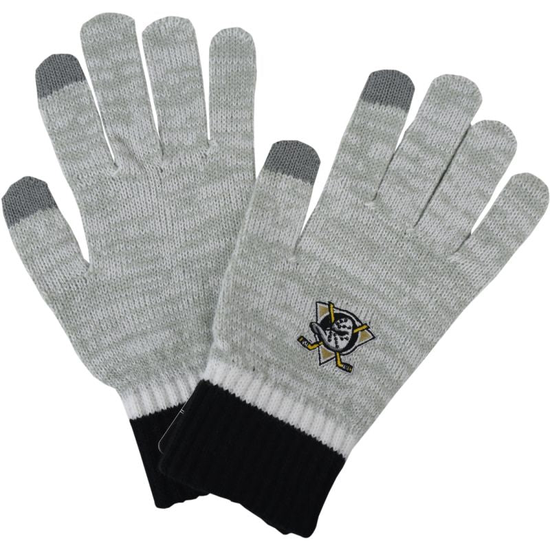 47 Brand NHL Anaheim Ducks Deep Zone Gloves H-DPZON25ACE-GY Clothing , Hats, scarves, gloves , Men Your Sports Performance