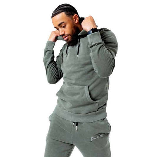Justhype Acid Wash Hoody M TWLR-135 Clothing , Sweatshirts , Men Your Sports Performance