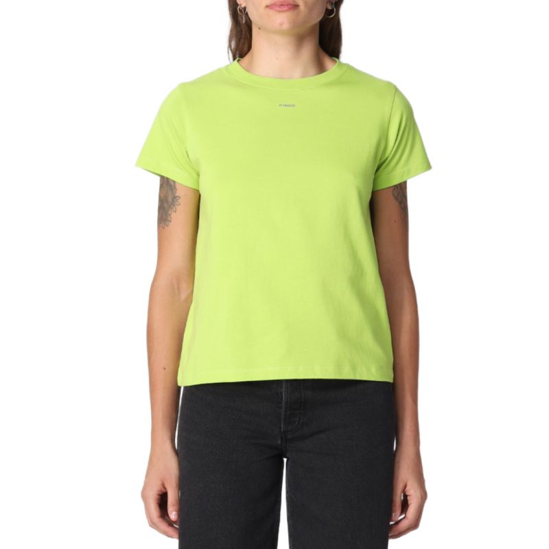 Pinko Logo Basico T-shirt W 100373A0KP Clothing , Shirts , Women Your Sports Performance