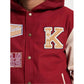 Karl Kani Retro Patch Hooded Block College Jacket M 6075237 Clothing , Jackets, vests , Men Your Sports Performance