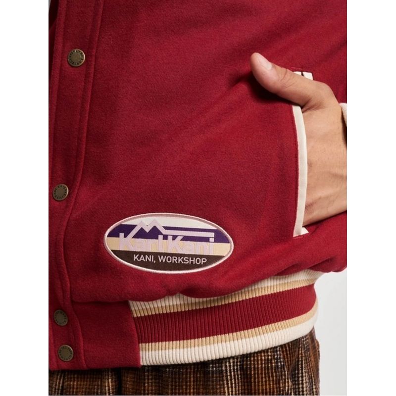 Karl Kani Retro Patch Hooded Block College Jacket M 6075237 Clothing , Jackets, vests , Men Your Sports Performance