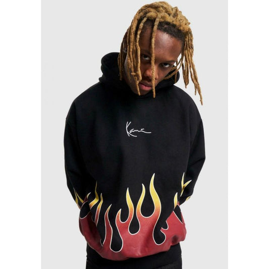 Karl Kani Small Signature Flame Os Hoodie M 6021649 Clothing , Sweatshirts , Men Your Sports Performance