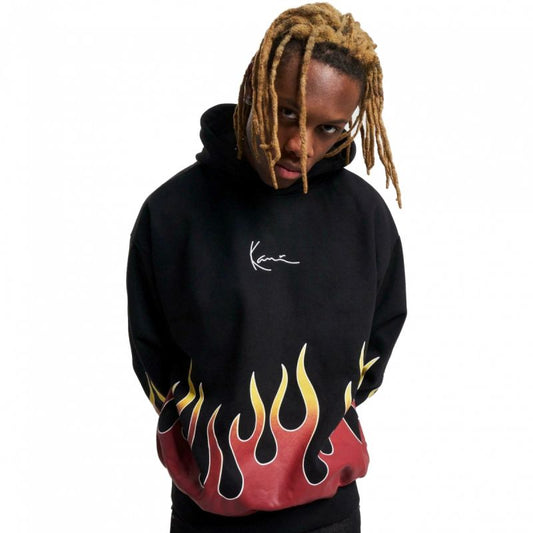 Karl Kani Small Signature Flame Os Hoodie M 6021649 Clothing , Sweatshirts , Men Your Sports Performance