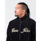 Sean John Vintage Pinstripe Velours Trackjacket M 6078109 Clothing , Sweatshirts , Men Your Sports Performance