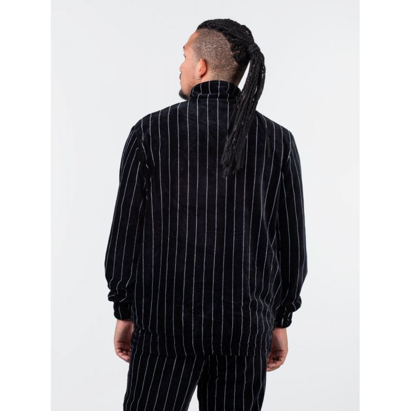 Sean John Vintage Pinstripe Velours Trackjacket M 6078109 Clothing , Sweatshirts , Men Your Sports Performance